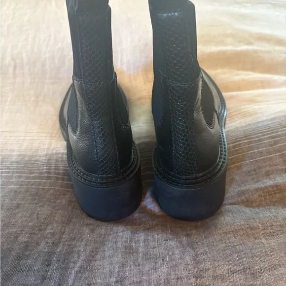 Dolce Vita Hilora H2O Boots Black Leather - Picture 3 of 4